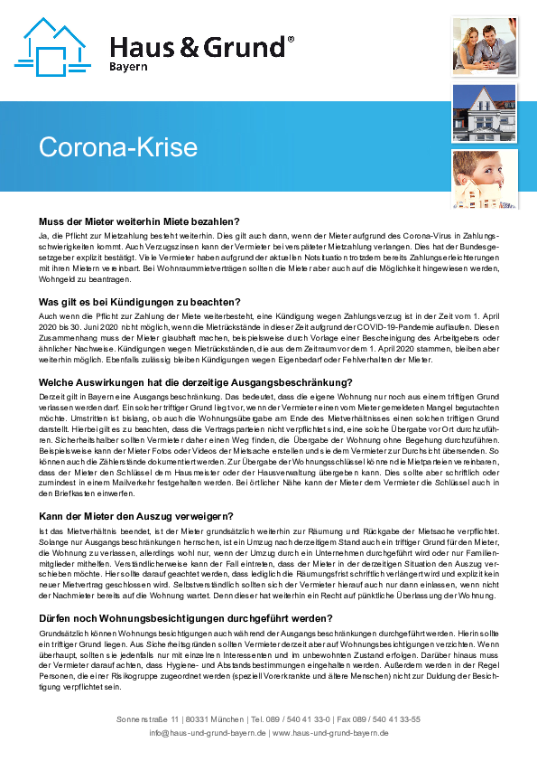 Bild zum Beitrag: Ratgeber Corona