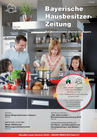 Bild Die Bayerische Hausbesitzer–Zeitung